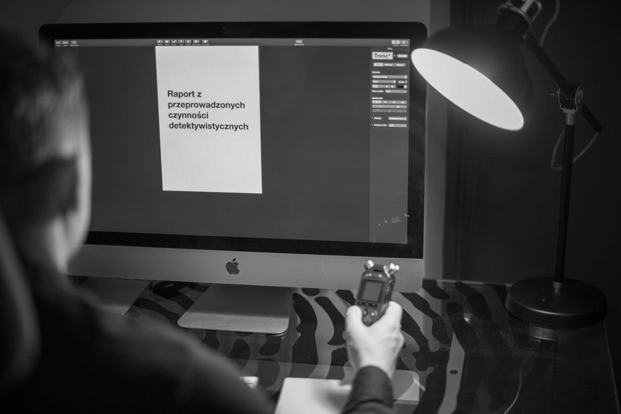 Sprawozdanie z czynności detektywistycznych