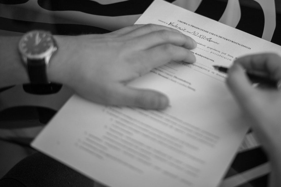 Umowa z agencją detektywistyczną