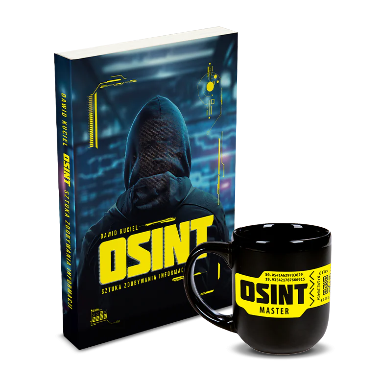 Kubek + OSINT - Sztuka zdobywania informacji. Limitowana edycja.