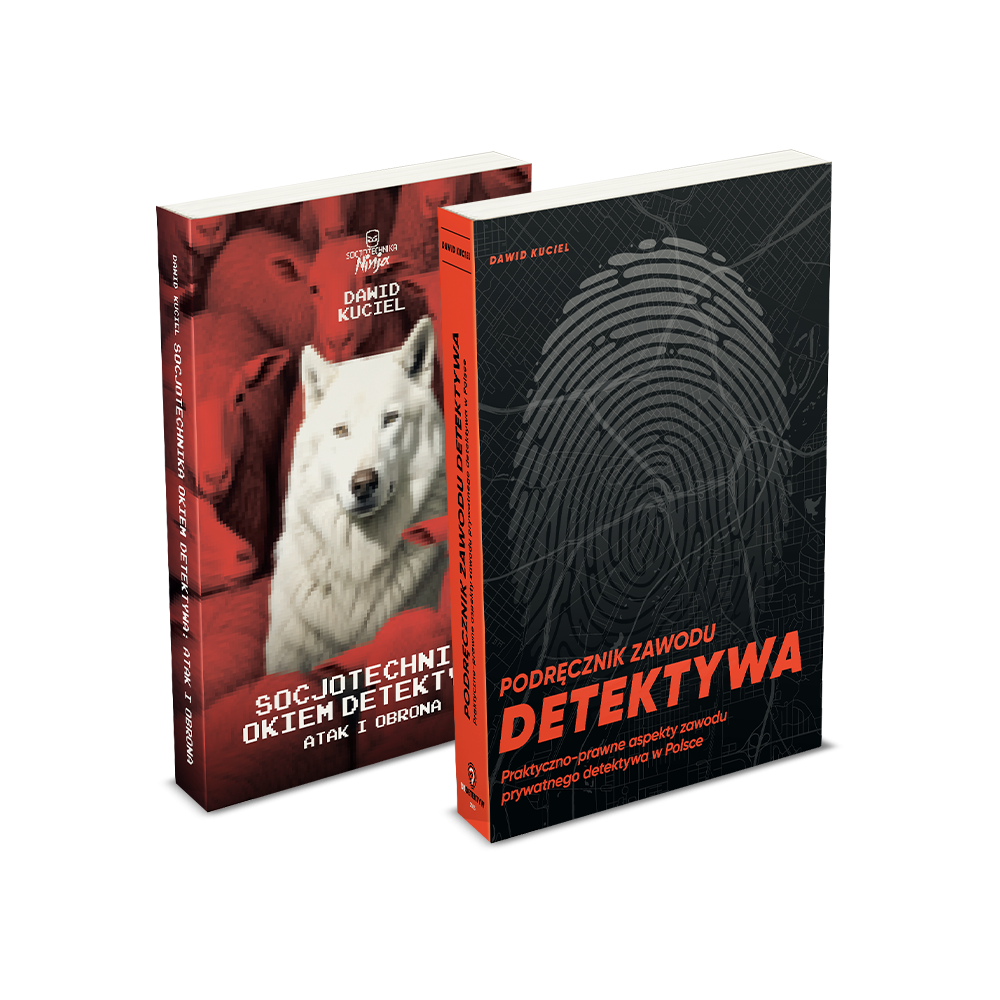 Pakiet książek: Podręcznik detektywa + Socjotechnika